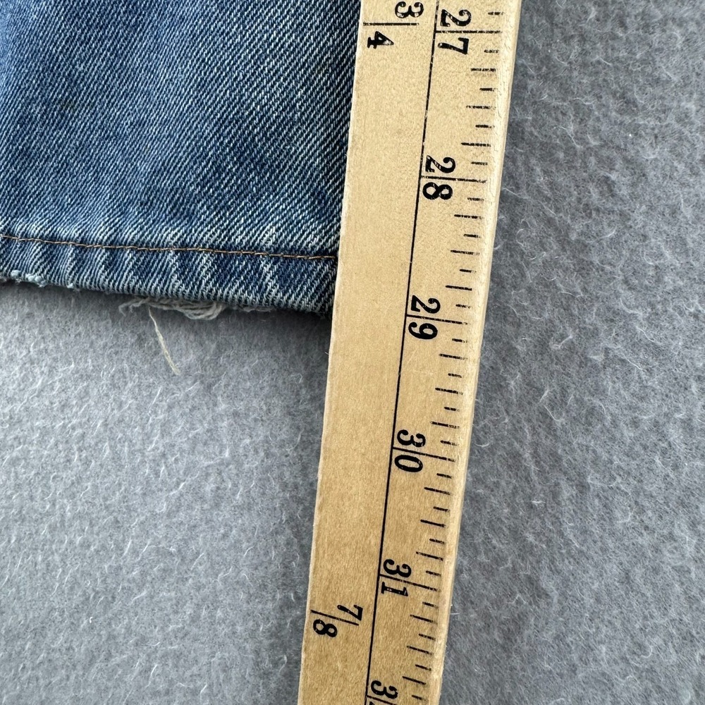 Vintage 70s Jeans Mens (Fits 34x29) Blue Denim Faded Bootcut Scoville Zip USA - Picture 14 of 16